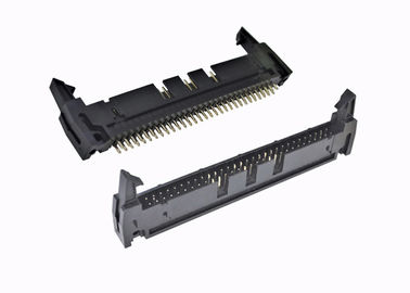 High Temperature Shrouded Header Connector 2.54 Mm Pitch 60 Pin 180 Degree
