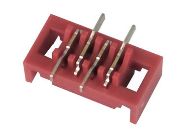 1.27 Mm Idc Connector Red Female Header 4 Pin 500AC Withstanding Voltage