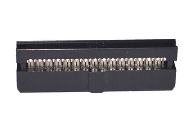 IDC 40 Pin Connector Wire To Board IDC Socket Connector Phosphor Bronze Contact