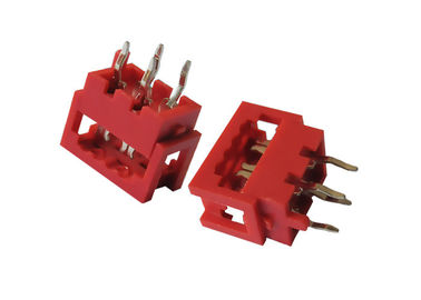 1.27 Mm Pitch IDC Connector 4 Pin Male Header Wire To Board IDC Socket