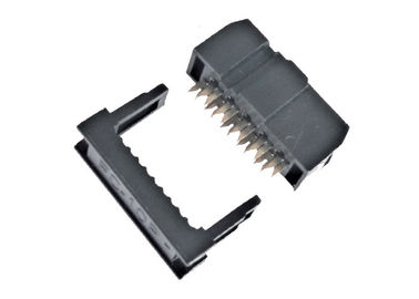 Black IDC Connector 2.54mm Female Header Computer Ribbon Cable Connectors