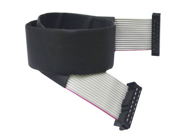 Custom 2.0mm IDC Flat Cable Assembly Hook Rectangular Solder Termination