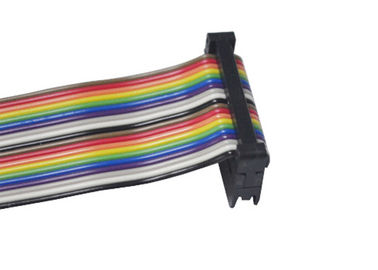 Electronic Colour IDC Flat Cable Assembly 2.0mm Pitch 20 Pin IDC Socket