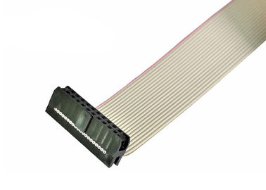 PCB Board IDC Flat Ribbon Cable Assemblies 2.54mm Pitch 20 Pin PVC Material