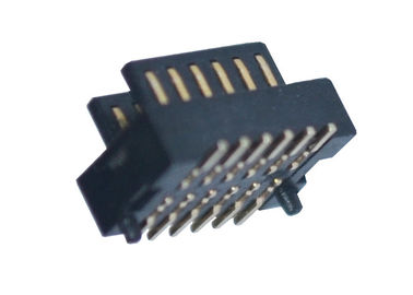 Black H2.0 Mm Surface Mount 2*6 Pin Board To Board Connector 0.8Mm Pitch Male SMT Type