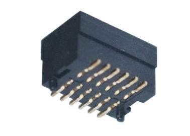 PA9T LCP H4.0 Mm Board To Board Connectors 0.8Mm Pitch Female Header 2*6P SMT Type