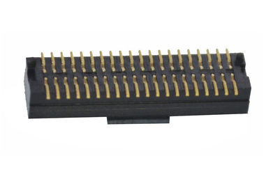 Female Circuit Board Pin Connectors 0.8mm Pitch 40 Pin SMT LCP Material