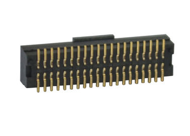 Female Circuit Board Pin Connectors 0.8mm Pitch 40 Pin SMT LCP Material