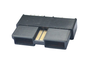 1000M Ohm PA6T PBT Board To Board Connector Vertical Seat LCP Material Black