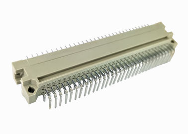 Brass DIN 41612 Connector Pcb Right Angle Connector 2.54 Mm Pitch Header