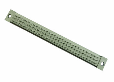 Brass 96p PCB Connector DIP 3X32 Pin Triple Row DIN 41612 Male Straight