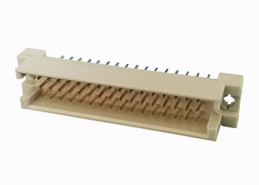 Three Row Male DIN 41612 Connector Right Angle Type 3x16 Pin Header Fireproof