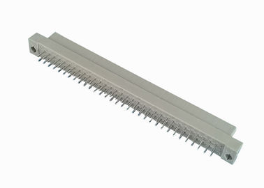 PBT Female DIN 41612 Connector 2.54mm Pitch 180 Degree Straight Double Row