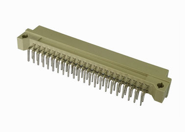 Right Angle DIN 41612 Connector 2X22 Pin , Circuit Board Header Connector