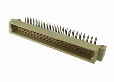 Right Angle DIN 41612 Connector 2X22 Pin , Circuit Board Header Connector