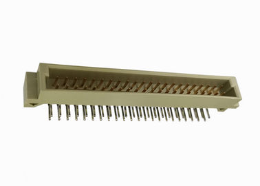Right Angle DIN 41612 Connector 2X22 Pin , Circuit Board Header Connector