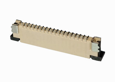 Custom 18 Pin FFC FPC Connector 1.0 Mm Pitch Horizontal Vertical Flexible