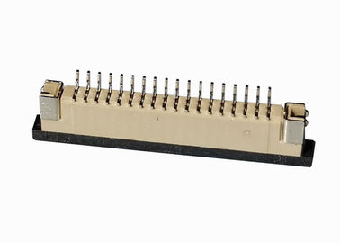 Custom 18 Pin FFC FPC Connector 1.0 Mm Pitch Horizontal Vertical Flexible