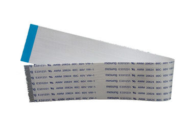 Tin Plated Custom Flat Flex Cable A Type 50 Pin Flexible Flat Wire 150mm