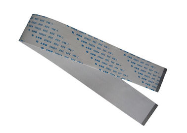 B 4.8 Type Flex Ribbon Cable Tin Plated Contact Material 50 Pin White 300mm