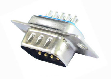 Blue DB 9 Pin D Type Connector Straight Type DP Socket For PCB Circuit Board