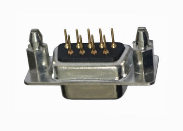 High Current D SUB Connector Right Angle Double Row Waterproof 500V AC