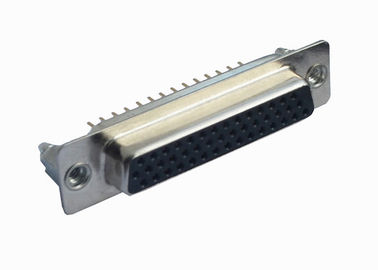 44 Pin D Type Female Connector Double Row PBT Material ISO9001 Approved