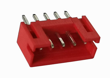Pressure Welding Right Angle Female Header 2.0mm 5 Pin For PCB Board Red