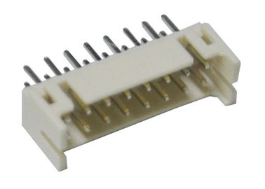 Double Row PBT Bar Wafer Connector , Brass Contact 16 Pin Female Header