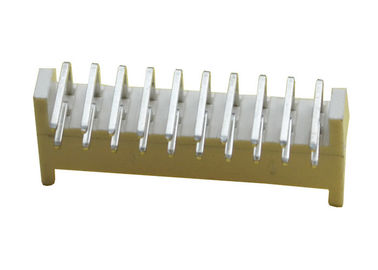 Beige 20 Pin Wire To Board Header 2.0mm Pitch Right Angle DIP Type Brass
