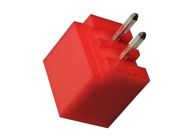 Red Straight Wafer Connector 2.0mm Pitch Coppy Alloy Contact UL Certification