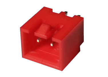 Red Straight Wafer Connector 2.0mm Pitch Coppy Alloy Contact UL Certification