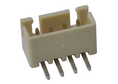 Gold Plating Wafer 4 Pin Header Right Angle Female Header Connector White
