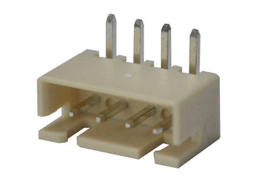 Gold Plating Wafer 4 Pin Header Right Angle Female Header Connector White