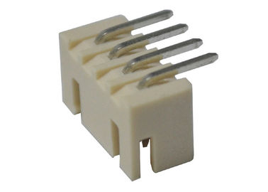 Gold Plating Wafer 4 Pin Header Right Angle Female Header Connector White