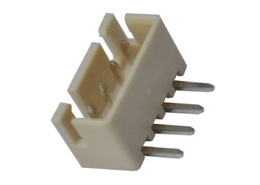 Gold Plating Wafer 4 Pin Header Right Angle Female Header Connector White
