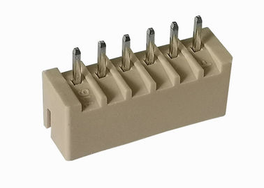 6 Pin Horizontal Wafer Connector PBT , High Speed Wire To Board Connector