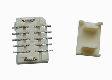 Beige SMT Wire To Board Power Connector 10 Pin Header 1.0mm Pitch DIP Type