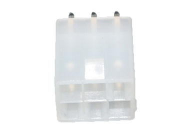 R Series 6 Pin Wafer Connector 4.2mm Pitch , Straight Terminal Housing Connector