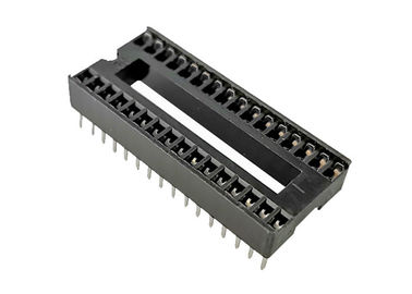 1.778mm Pitch IC Socket DIP Square Hole Pin Header Connector 3A Current Rating