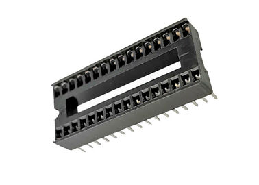 1.778mm Pitch IC Socket DIP Square Hole Pin Header Connector 3A Current Rating