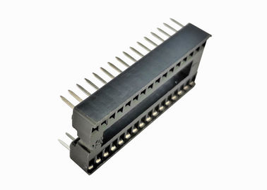 1.778mm Pitch IC Socket DIP Square Hole Pin Header Connector 3A Current Rating