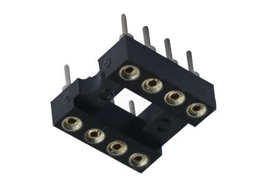 UL 94V 0 28 Pin Dip IC Socket Round Hole 7.62mm Connector Moisture Proof