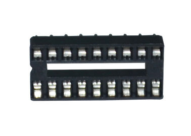 Medical Equipment 18 Pin IC Socket Brass Contact Environmental Protection