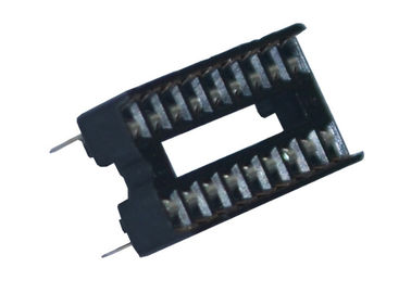 Medical Equipment 18 Pin IC Socket Brass Contact Environmental Protection