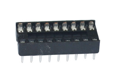 Medical Equipment 18 Pin IC Socket Brass Contact Environmental Protection