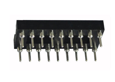 Round Hole 2.54mm IC Socket 18P Straight Pin Header Connector 180 Degree