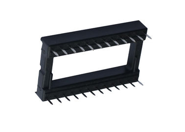 Black IC Socket DIP Square Hole Row Of Pitch 15.24mm PCB Board Connector