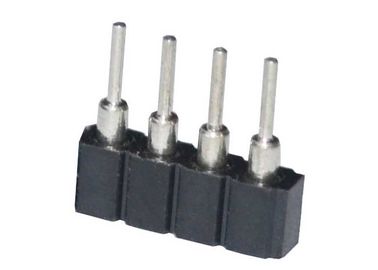 1x4 Pin Round Female Pin Header Plastic Board To Board Pin Header 1.27mm
