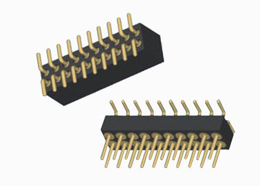 High Temperature Round Female Pin Header Connector 1.27mm Pitch Dual Row